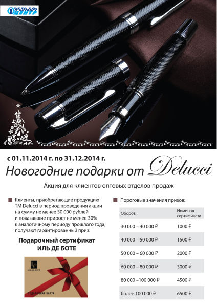 Ароматный Новый год с Delucci Ароматный Новый год с Delucci