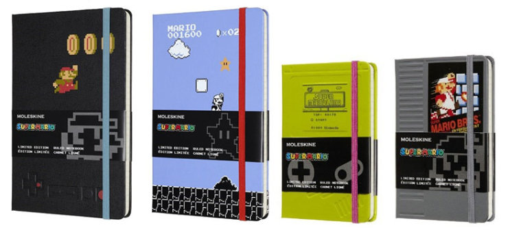   :      Moleskine Super Mario