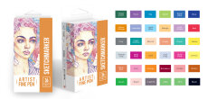 ����� ������� SKETCHMARKER Artist Fine Pen 36 Basic Set A