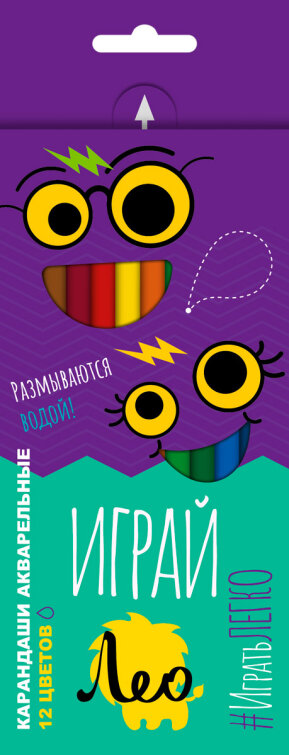 Набор акварельных карандашей «Играй» ТМ «Лео» Набор акварельных карандашей «Играй» ТМ «Лео»
