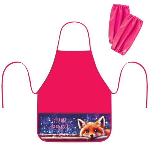 Накидка фартук с нарукавниками для труда BRAUBERG, ″Cute fox″ Накидка фартук с нарукавниками для труда BRAUBERG, ″Cute fox″