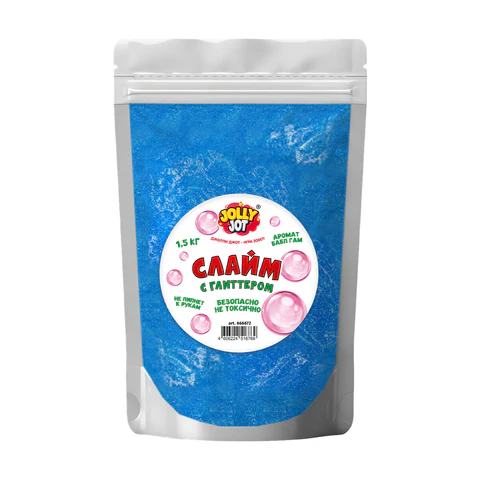 Слайм с глиттером JOLLY JOT, аромат бабл-гам Слайм с глиттером JOLLY JOT, аромат бабл-гам
