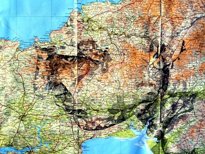 Лица на карте — арт-проект Maps series Эда Файрберна Лица на карте — арт-проект Maps series Эда Файрберна