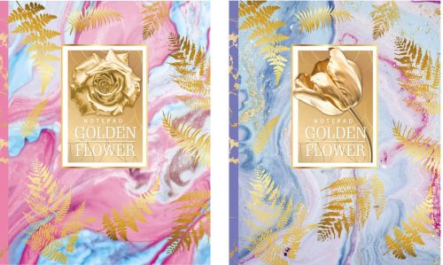 Бизнес-блокнот ″Golden Flower″: стильный повседневный аксессуар Бизнес-блокнот ″Golden Flower″: стильный повседневный аксессуар