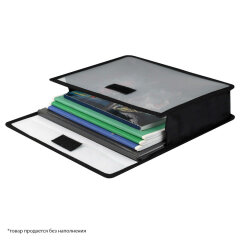 Папка для школьных тетрадей пластиковая Феникс+, формат А5, 500 мкм, чёрный Папка для школьных тетрадей пластиковая Феникс+, формат А5, 500 мкм, чёрный