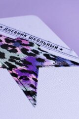 Дневник школьный, формат А5+, 48л., твёрдый переплёт, искусственная кожа ″Джут″, аппликация из искусственной кожи, печать полноцветная, тиснение фольгой Дневник школьный, формат А5+, 48л., твёрдый переплёт, искусственная кожа ″Джут″, аппликация из искусственной кожи, печать полноцветная, тиснение фольгой