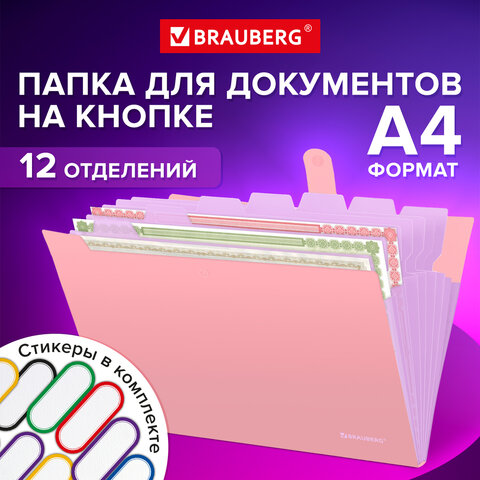 �����-���������� �� ������ 1BRAUBERG Extra, 12 ���������
