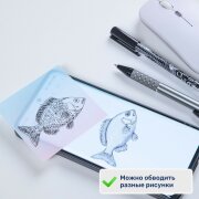 Блок для заметок Gradient из прозрачного пластика с клеевым краем от Hatber: тонко, почти незаметно - и максимально удобно! Блок для заметок Gradient из прозрачного пластика с клеевым краем от Hatber: тонко, почти незаметно - и максимально удобно!