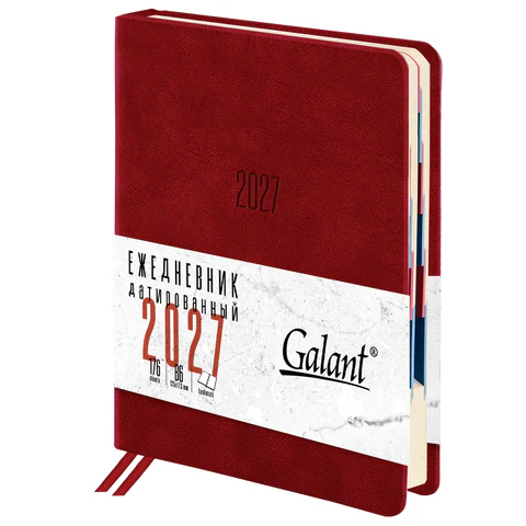 Ежедневник датированный GALANT ″Vivid″, красный