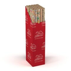 Новогодняя упаковочная бумага для оформления подарков ТМ Stilerra Новогодняя упаковочная бумага для оформления подарков ТМ Stilerra
