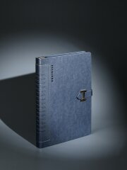 Ежедневник недатированный ESCALADA, формат А5+, 160 л., твёрдый переплёт, искусственная кожа ″Пристин″, искусственная кожа ″Снейк″, блинтовое тиснение