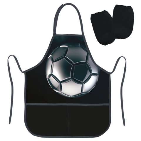 Накидка фартук с нарукавниками для труда BRAUBERG KIDS, ″Score ball Накидка фартук с нарукавниками для труда BRAUBERG KIDS, ″Score ball