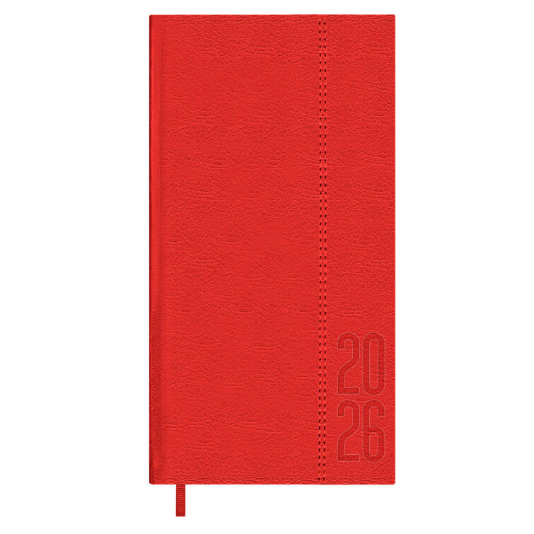 Еженедельник датированный 2026 ESCALADA, размер 87x166 мм, 64 л., твёрдый переплёт, искусственная кожа ″Наппа″, блинтовое тиснение, отделочная строчка Еженедельник датированный 2026 ESCALADA, размер 87x166 мм, 64 л., твёрдый переплёт, искусственная кожа ″Наппа″, блинтовое тиснение, отделочная строчка
