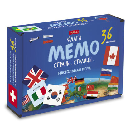 МЕМО Hatber «Флаги. Страны. Столицы»: игра, которая учит путешествовать по карте МЕМО Hatber «Флаги. Страны. Столицы»: игра, которая учит путешествовать по карте