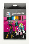 Цветные карандаши для поклонниц Monster High от Hatber Цветные карандаши для поклонниц Monster High от Hatber