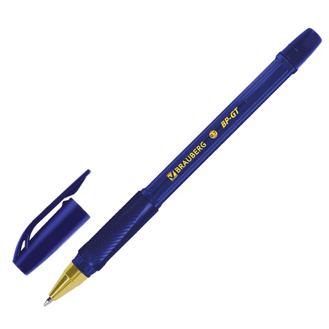 Ручки шариковые BRAUBERG BP-GT GLD BLUE, 5 штук Ручки шариковые BRAUBERG BP-GT GLD BLUE, 5 штук