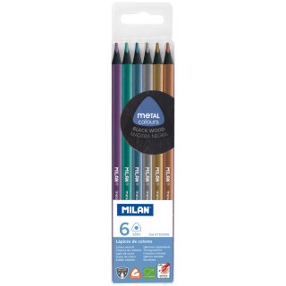 Цветные металлизированные карандаши от MILAN