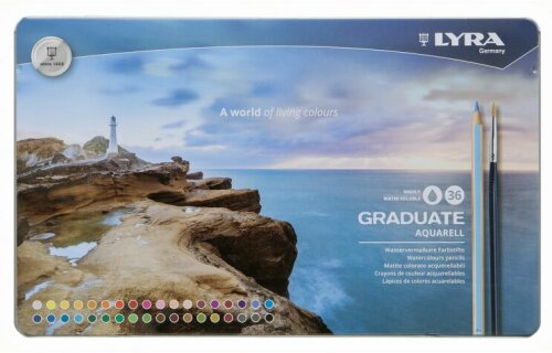 LYRA GRADUATE AQUARELL – графика и акварель в одном карандаше LYRA GRADUATE AQUARELL – графика и акварель в одном карандаше