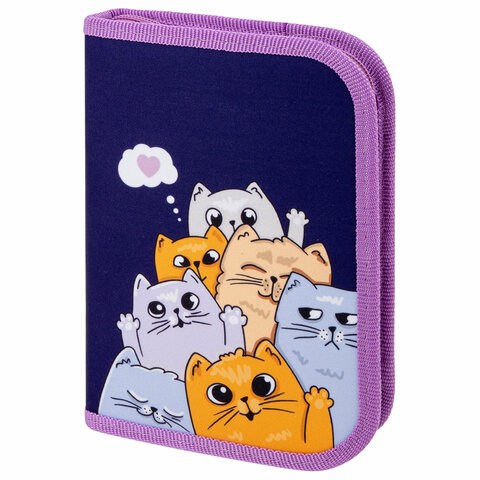 Пенал ПИФАГОР ″Cats greetings″ Пенал ПИФАГОР ″Cats greetings″