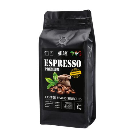 Кофе в зернах WELDAY ″ESPRESSO Premium″ Кофе в зернах WELDAY ″ESPRESSO Premium″