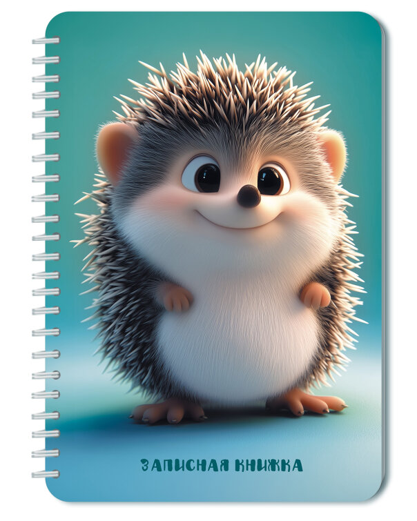 Записная книжка на гребне, А5, 40л. Записная книжка на гребне, А5, 40л.