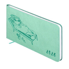 Еженедельник датированный 2026 ESCALADA, размер 150x87 мм, 64 л., мягкий переплёт, искусственная кожа ″Виннер″, блинтовое тиснение Еженедельник датированный 2026 ESCALADA, размер 150x87 мм, 64 л., мягкий переплёт, искусственная кожа ″Виннер″, блинтовое тиснение