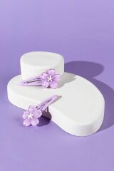 Набор заколок для волос «клик-клак» Феникс+, 2 шт., 5,8 см, сиреневый, подложка из мелованного картона + ПЭТ-пакет с европодвесом Набор заколок для волос «клик-клак» Феникс+, 2 шт., 5,8 см, сиреневый, подложка из мелованного картона + ПЭТ-пакет с европодвесом