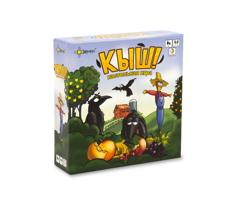Настольная игра «Кыш» от ТМ «Эврикус» Настольная игра «Кыш» от ТМ «Эврикус»