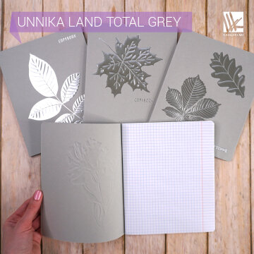 Коллекция тетрадей TOTAL GREY. Изящное серебро Коллекция тетрадей TOTAL GREY. Изящное серебро