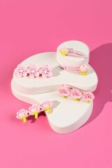 Набор заколок для волос «клик-клак», «зажим» Феникс+, 5 шт., 6,8 см, розовый, подложка из мелованного картона + ПЭТ-пакет с европодвесом Набор заколок для волос «клик-клак», «зажим» Феникс+, 5 шт., 6,8 см, розовый, подложка из мелованного картона + ПЭТ-пакет с европодвесом