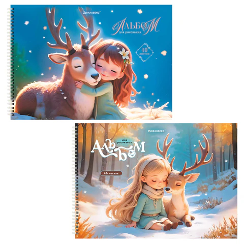 Альбомы для рисования Душа леса″ BRAUBERG Альбомы для рисования Душа леса″ BRAUBERG