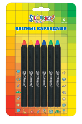 Цветные карандаши Jumbo от Silwerhof
