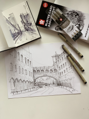 SAKURA PIGMA INK - мировой стандарт архивных чернил. SAKURA PIGMA INK - мировой стандарт архивных чернил.
