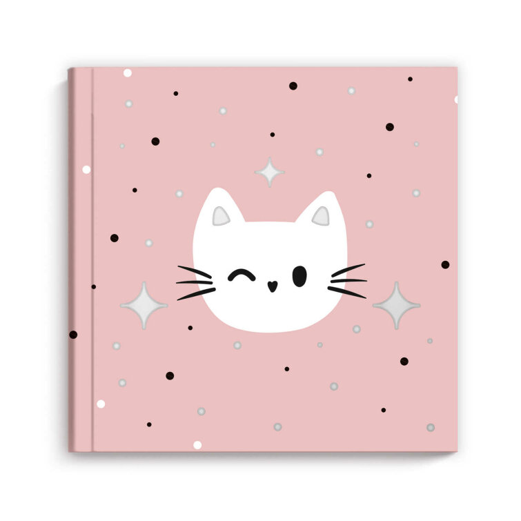 Блокноты ″Notebook″, 105х105 мм, 48 л, арт. 70122 КОТ И ЗВЕЗДЫ / Блок - белый офсет 65 г/м², дизайнерский блок(точка), твёрдый переплёт 7БЦ, тиснение фольгой, глянцевая ламинация/ Блокноты ″Notebook″, 105х105 мм, 48 л, арт. 70122 КОТ И ЗВЕЗДЫ / Блок - белый офсет 65 г/м², дизайнерский блок(точка), твёрдый переплёт 7БЦ, тиснение фольгой, глянцевая ламинация/