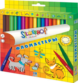 Яркие, удобные и оригинальные фломастеры Silwerhof