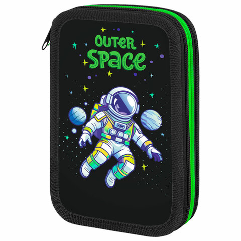 Пенал ПИФАГОР, 3 отделения, Outer space Пенал ПИФАГОР, 3 отделения, Outer space