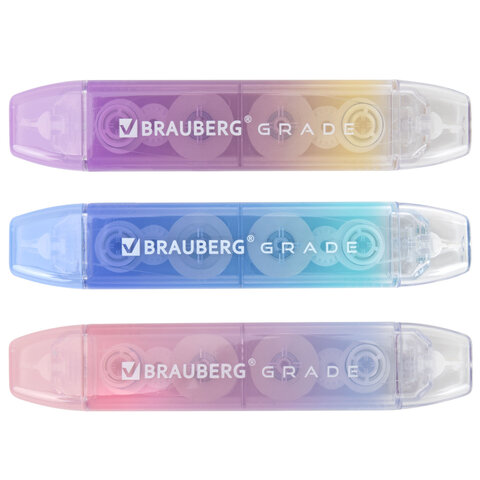 Корректирующая лента двусторонняя BRAUBERG ″GRADE PASTEL″ Корректирующая лента двусторонняя BRAUBERG ″GRADE PASTEL″