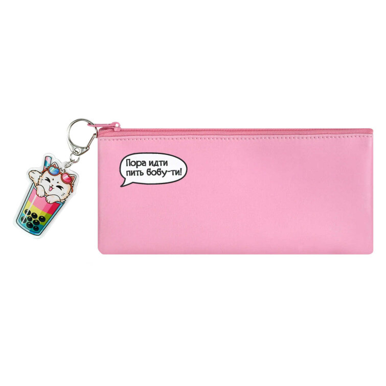 Пенал Феникс+, 19.5х9 см, искусственная кожа, шелкография в две краски, брелок в комплекте Пенал Феникс+, 19.5х9 см, искусственная кожа, шелкография в две краски, брелок в комплекте