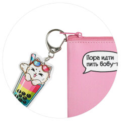 Пенал Феникс+, 19.5х9 см, искусственная кожа, шелкография в две краски, брелок в комплекте Пенал Феникс+, 19.5х9 см, искусственная кожа, шелкография в две краски, брелок в комплекте