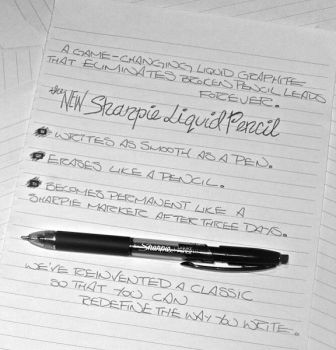 Sharpie Liquid Pencil: гибрид между карандашом, ручкой и маркером Sharpie Liquid Pencil: гибрид между карандашом, ручкой и маркером
