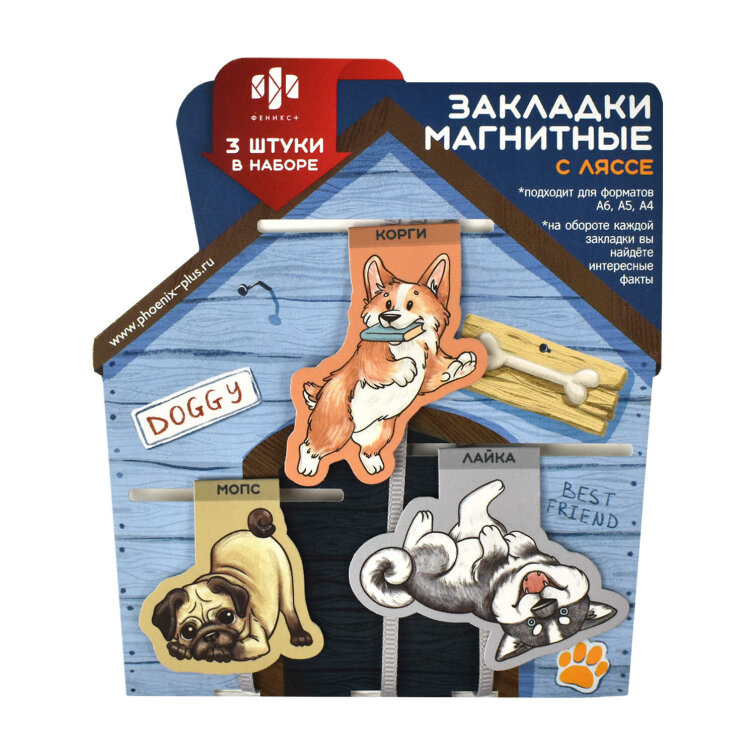 Новинка! Серия магнитных закладок-ляссе для книг от Феникс+ Новинка! Серия магнитных закладок-ляссе для книг от Феникс+