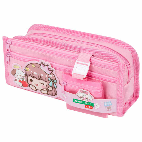 Пенал мягкий BRAUBERG KIDS, ″Sweet friends″ Пенал мягкий BRAUBERG KIDS, ″Sweet friends″