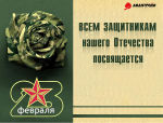 Всем защитникам нашего Отечества посвящается