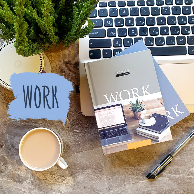 Working hard