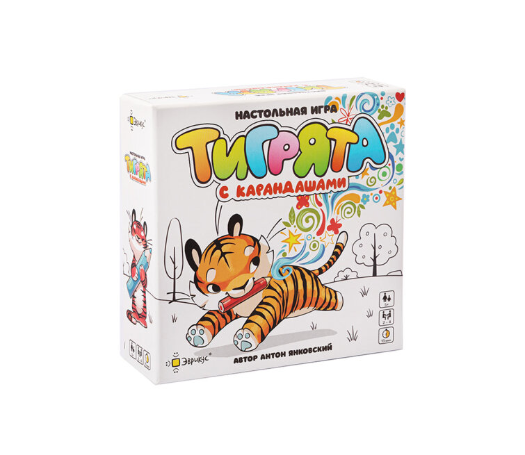 Настольная игра «Тигрята с карандашами» от ТМ «Эврикус» Настольная игра «Тигрята с карандашами» от ТМ «Эврикус»