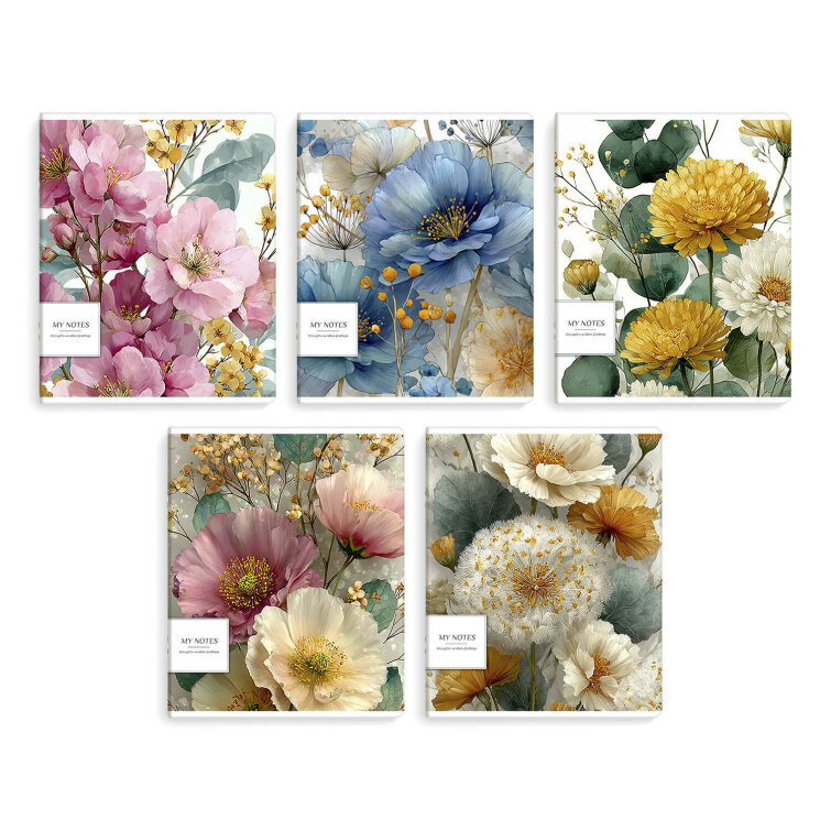 Тетрадь, А5+, 48 л, вн.блок - клетка, тиснение фольгой, мягкий переплёт (2 скобы) Тетрадь, А5+, 48 л, вн.блок - клетка, тиснение фольгой, мягкий переплёт (2 скобы)