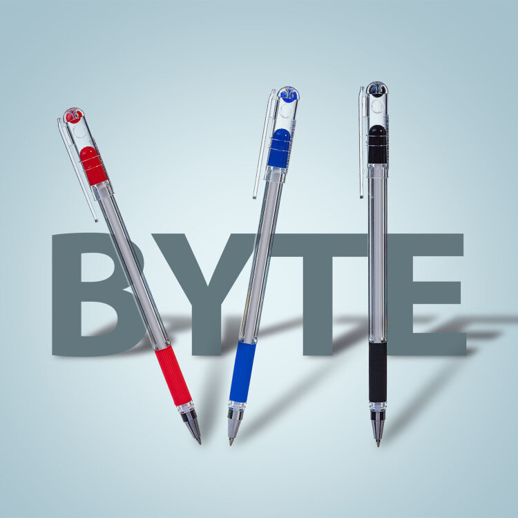 Шариковая ручка BYTE от Hatber: обязательный базовый минимум! Шариковая ручка BYTE от Hatber: обязательный базовый минимум!