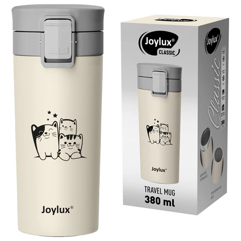 Термокружка JOYLUX CLASSIC CAT, 380 мл Термокружка JOYLUX CLASSIC CAT, 380 мл