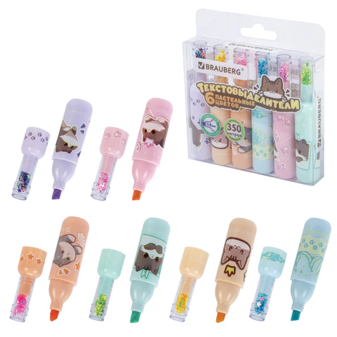 ����� ����������������� ����� ���� BRAUBERG, �������, 6 ������