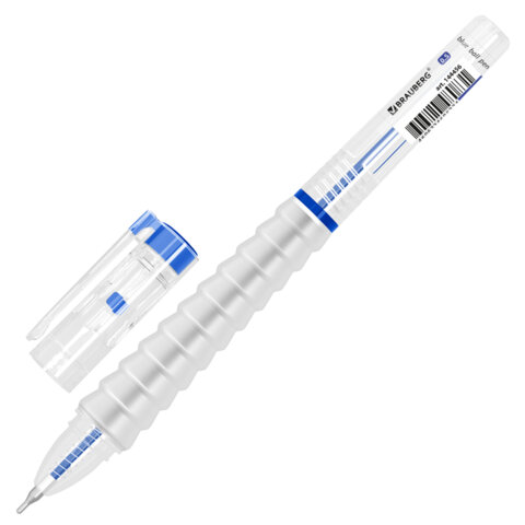 Ручка шариковая с удлинённым грипом BRAUBERG ″MAXI LONG″, синяя